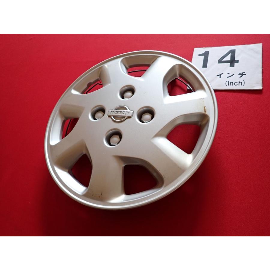 1枚 ニッサン プリメーラ 14インチ 純正 中古 フルホイールキャップ 