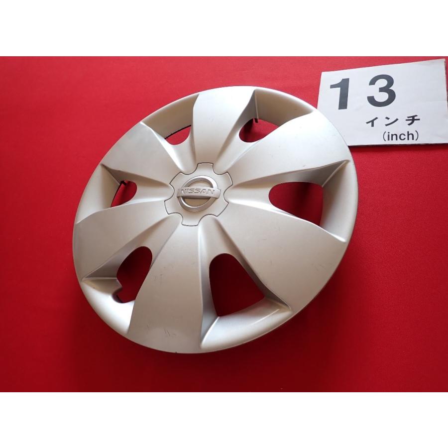 1枚 ニッサン モコ 13インチ 純正 中古 フルホイールキャップ センター