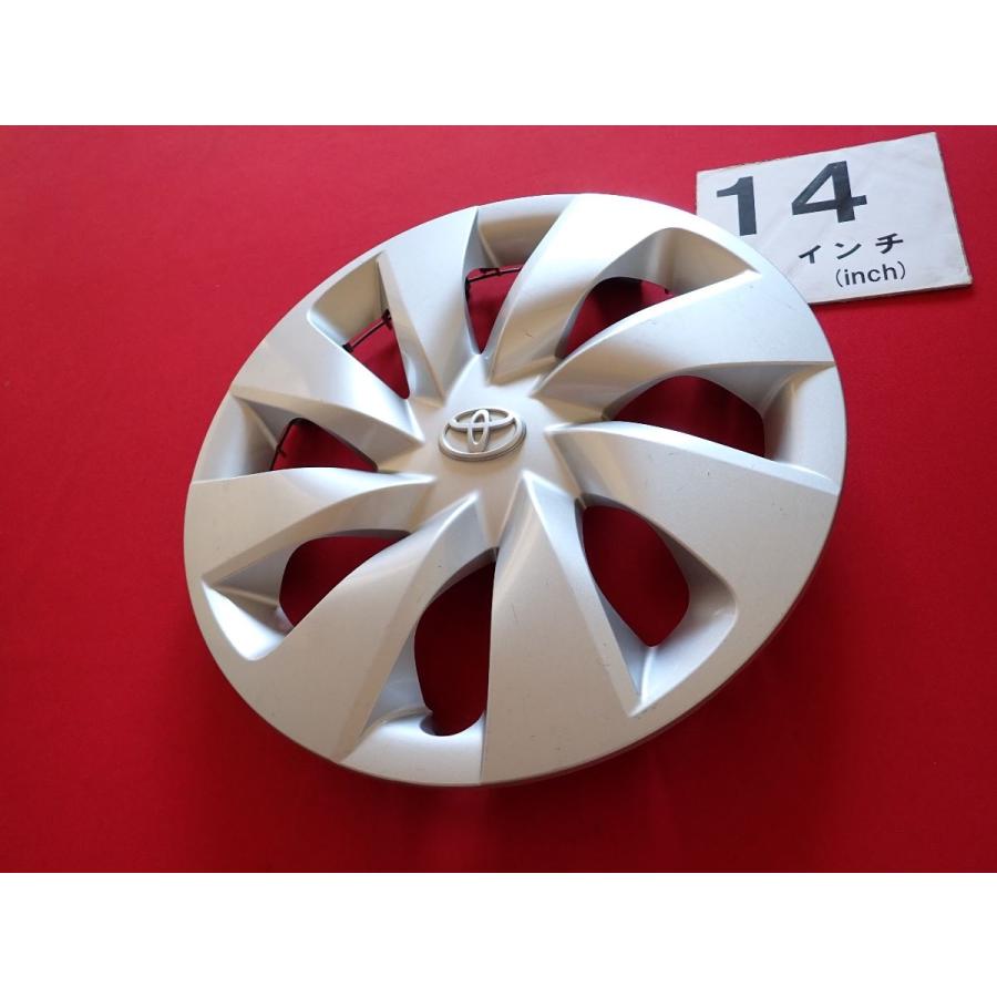 1枚 トヨタ ヴィッツ DK 14インチ 純正 中古 フルホイールキャップ