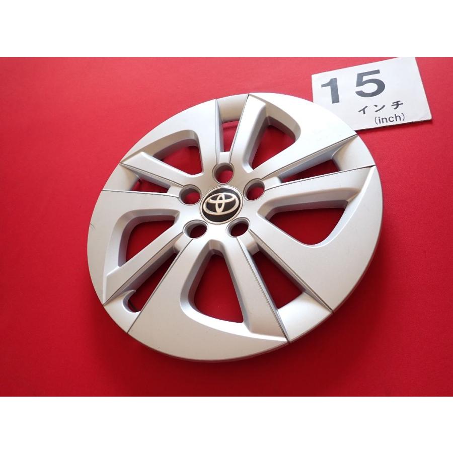 1枚 トヨタ 50プリウス 15インチ 純正 中古 フルホイールキャップ