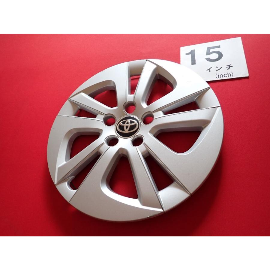 1枚 トヨタ 50プリウス 15インチ 純正 中古 フルホイールキャップ