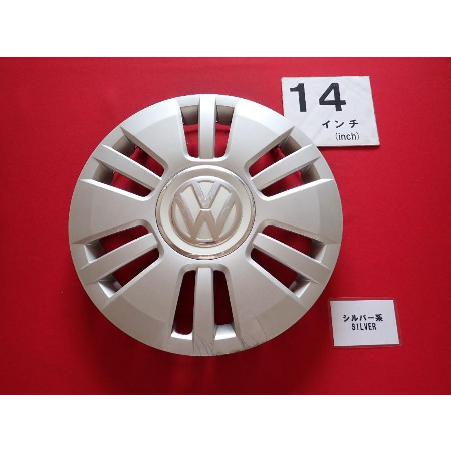VW フォルクスワーゲン UP 純正 ホイールキャップ 14インチ 5枚 1枚 フォルクスワーゲン アップ 14インチ 純正 中古 フルホイール