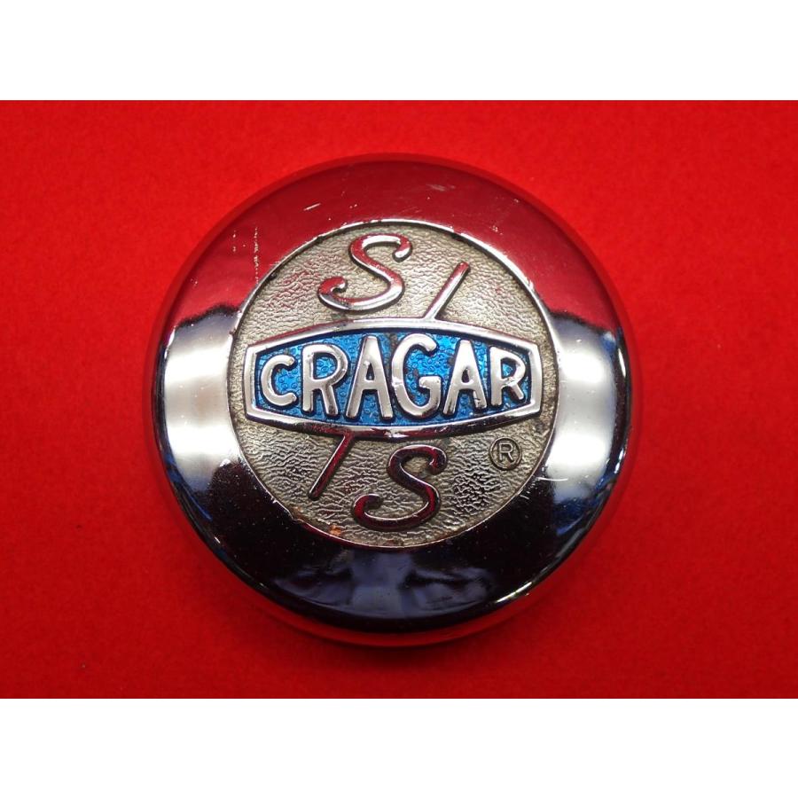 絶版品 当時物 】 1枚 クレーガー CRAGAR 社外 中古 センターキャップ 