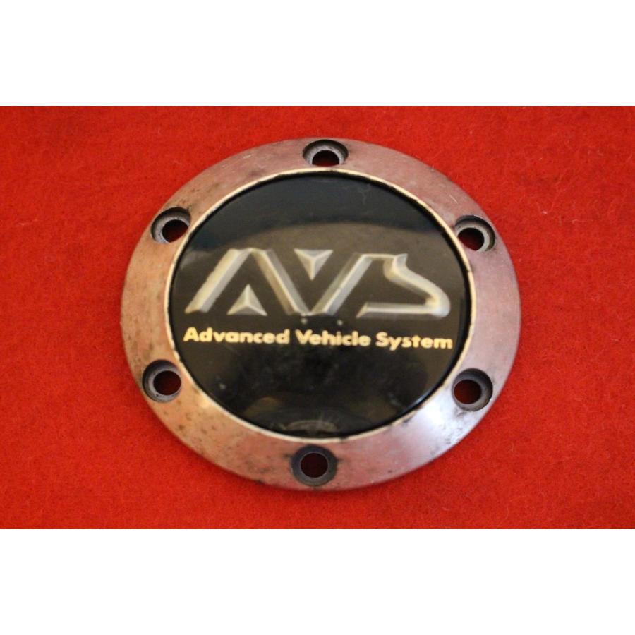 AVS VS-6センターキャップ 1枚AVS モデル 6 社外 中古 ホイール センターキャップ センターカバー