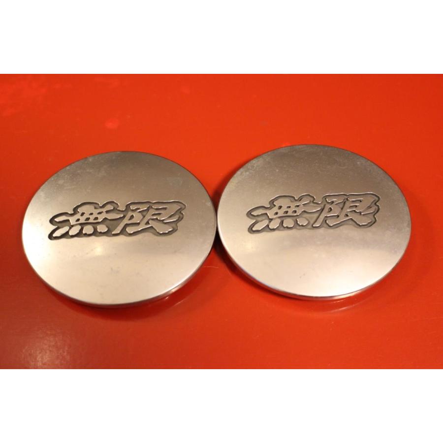 2枚 無限 MR-5 ムゲン MUGEN 社外 中古 ホイール センタープレート