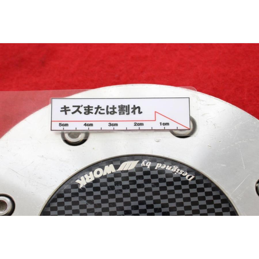 1枚 Lfors WORK 社外 中古 ホイール センタープレート センターカバー 