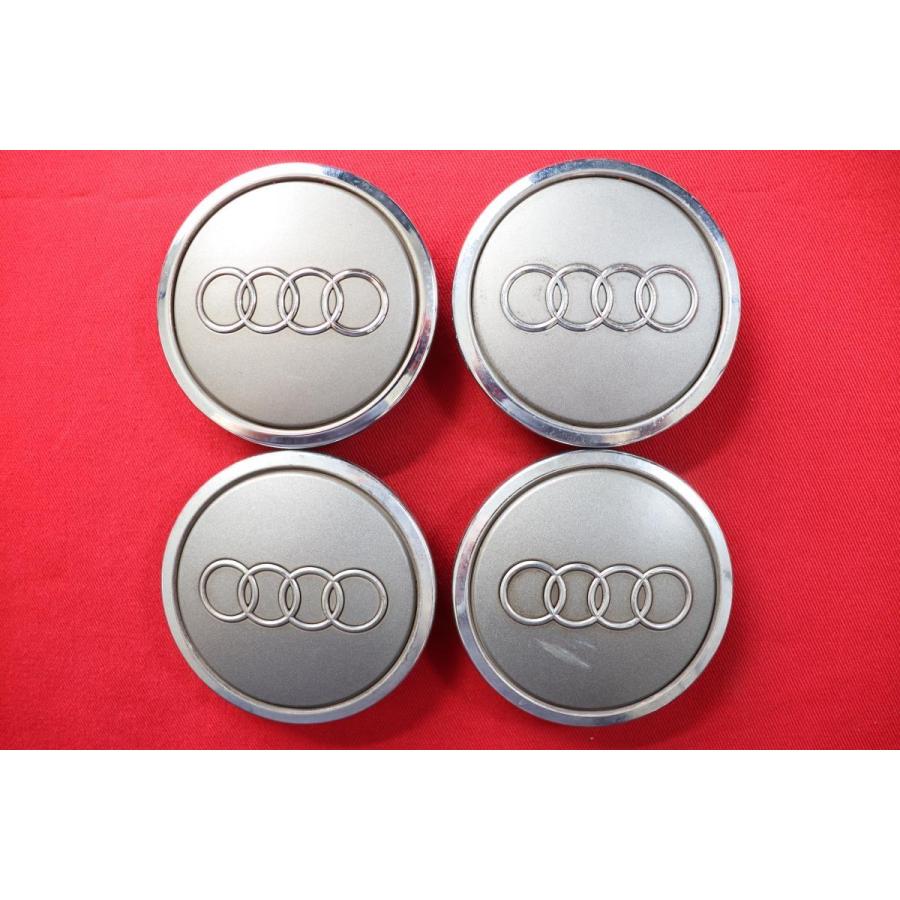 4枚 アウディ 純正 中古 ホイール センターキャップ センターカバー
