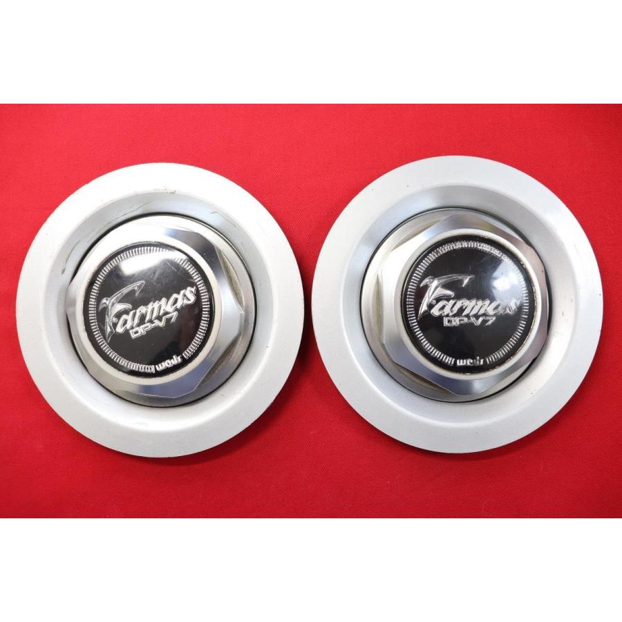 2枚 WEDS Farmas DP-V7 社外 中古 ホイール センターキャップ センター 
