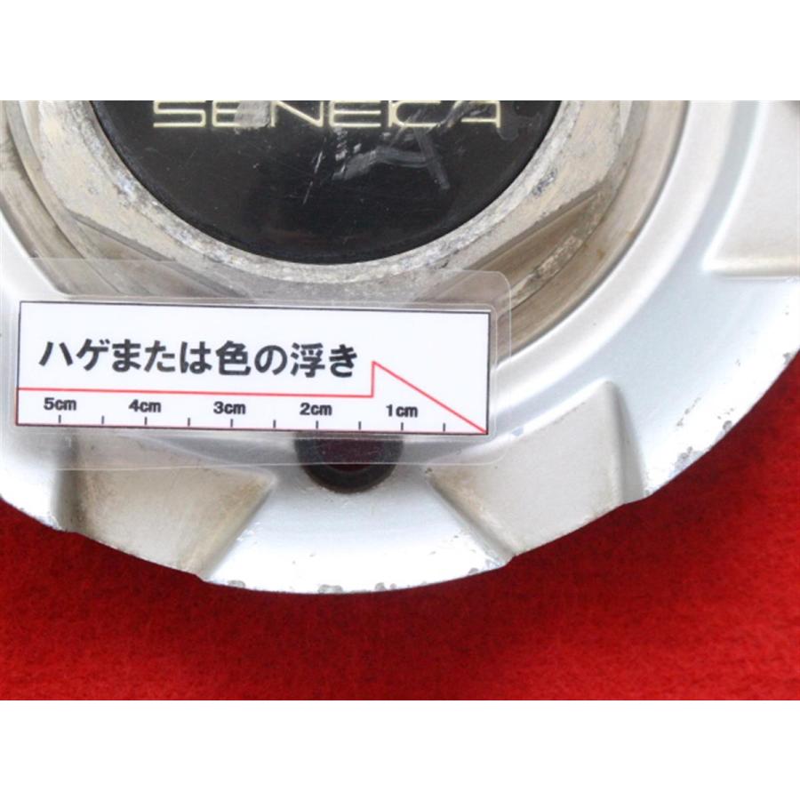 4枚 SENEKA 社外 中古 ホイール センターキャップ センターカバー