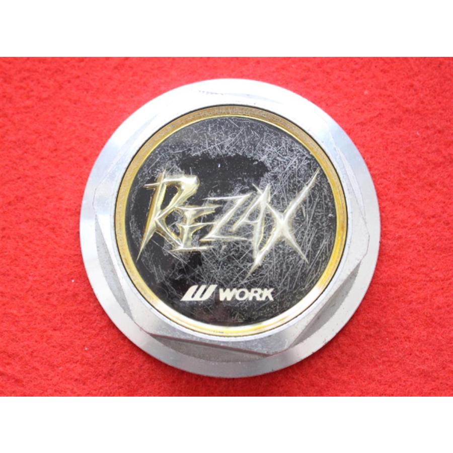 1枚 REZAX WORK 社外 中古 ホイール センターキャップ センターカバー 