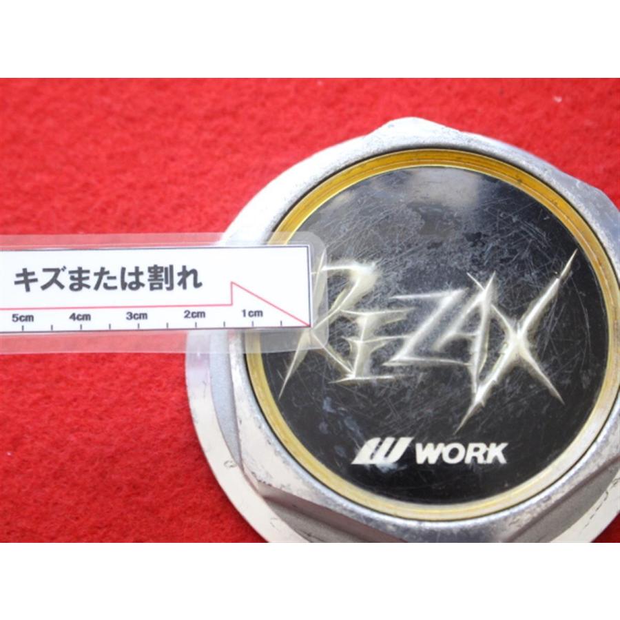 1枚 REZAX WORK 社外 中古 ホイール センターキャップ センターカバー エンブレム オーナメント｜taiheishopping｜07