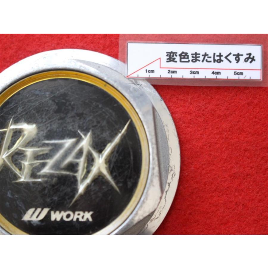 1枚 REZAX WORK 社外 中古 ホイール センターキャップ センターカバー エンブレム オーナメント｜taiheishopping｜09