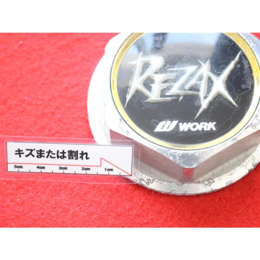 1枚 REZAX WORK 社外 中古 ホイール センターキャップ センターカバー エンブレム オーナメント｜taiheishopping｜08