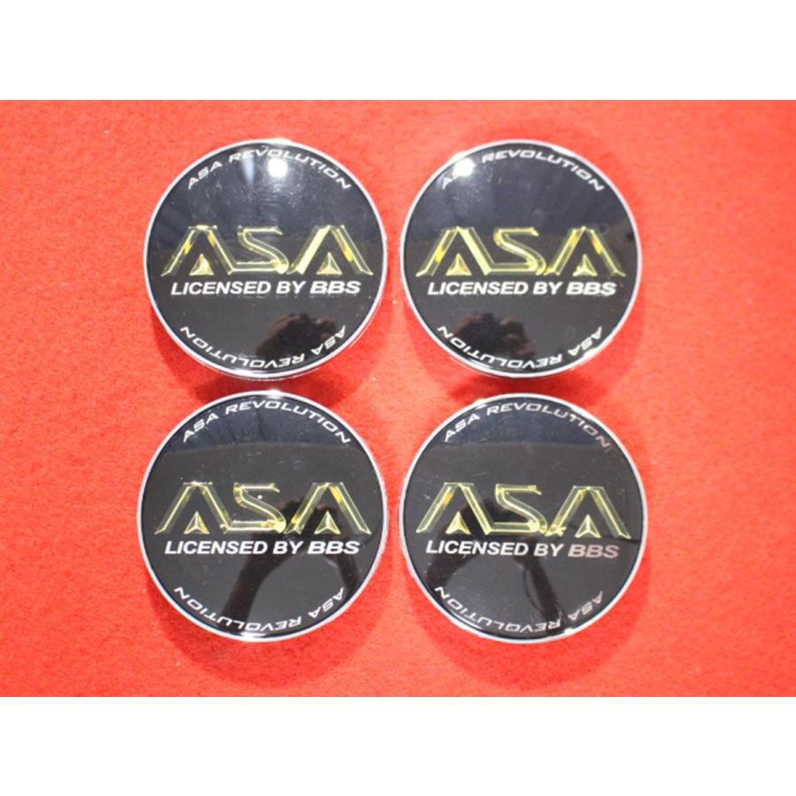 4枚 ASA 社外 中古 ホイール センターキャップ センターカバー 4枚 ASA 社外 中古 ホイール センターキャップ センターカバー