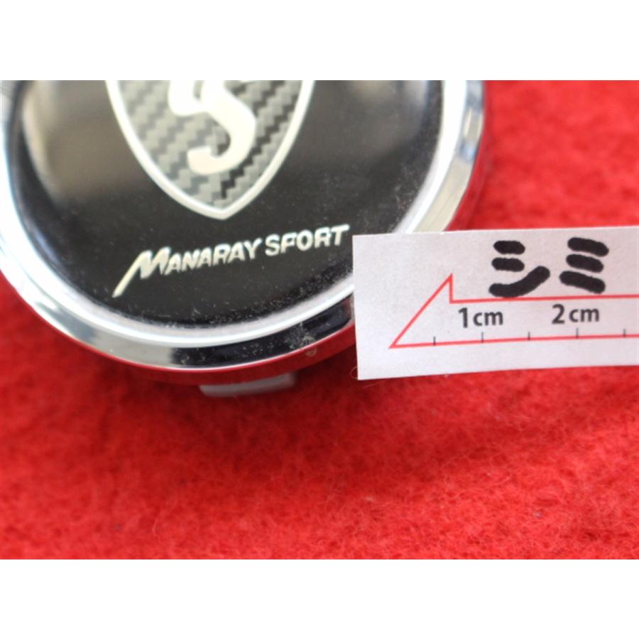 1枚 FS MANARAY SPORT 社外 中古 ホイール センターキャップ センター 