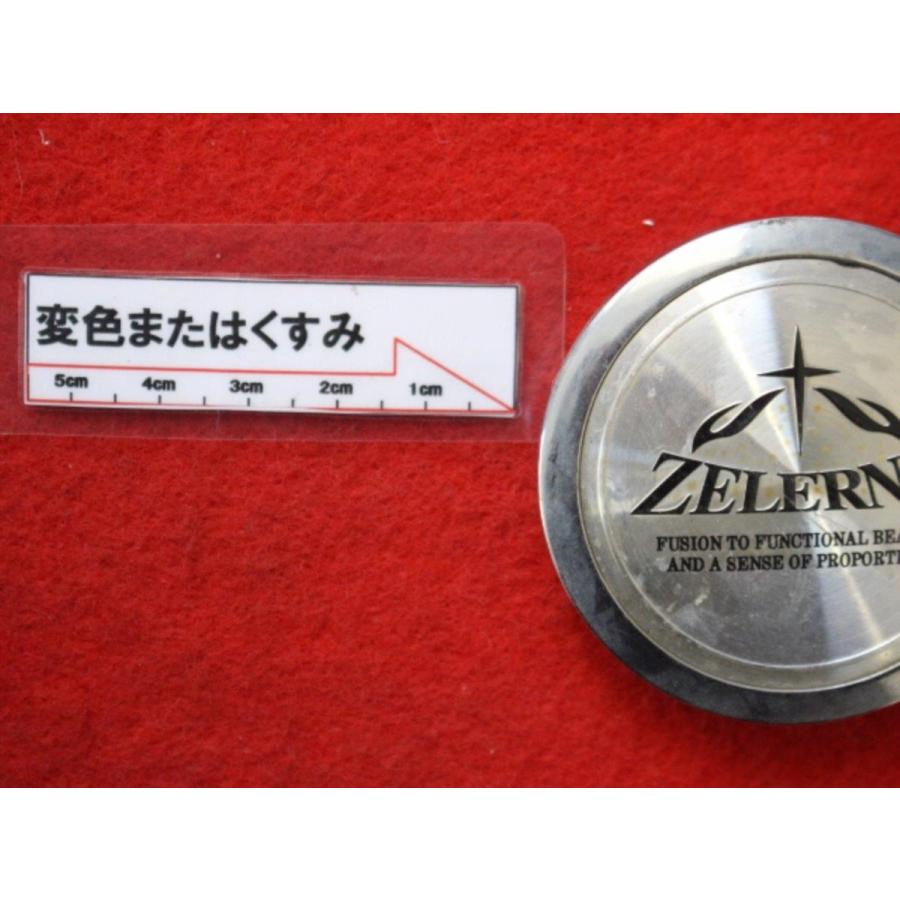 4枚 ZELERNA 社外 中古 ホイール センターキャップ センターカバー