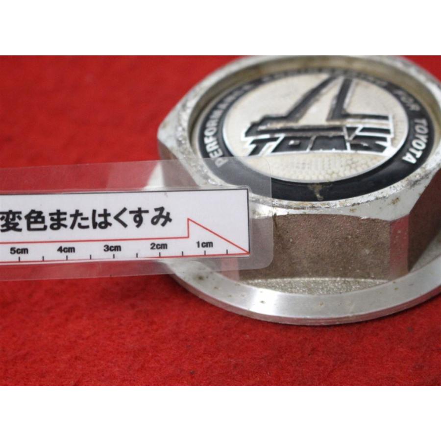 1枚 TOMS 社外 中古 ホイール センターキャップ センターカバー