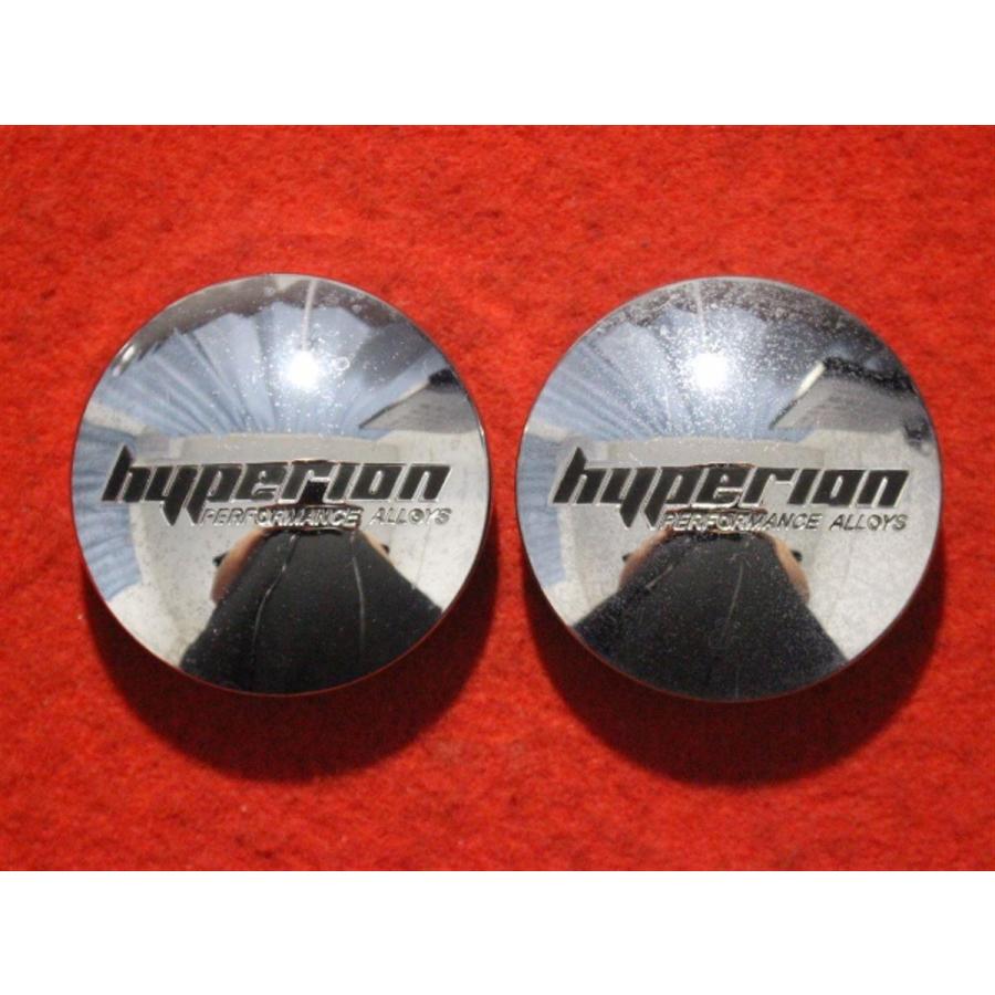 2枚 hyperion 社外 中古 ホイール センターキャップ センターカバー