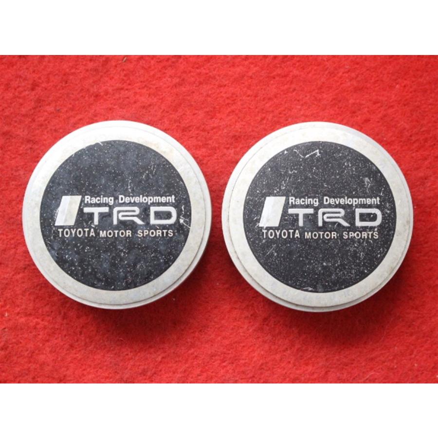 2枚 Racing Development TRD 純正 中古 ホイール センターキャップ