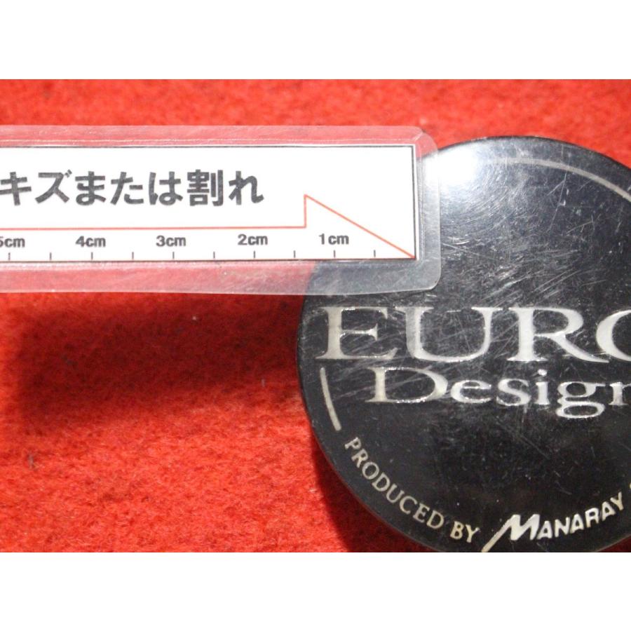 1枚 EURO Design 社外 中古 ホイール センターキャップ センターカバー 