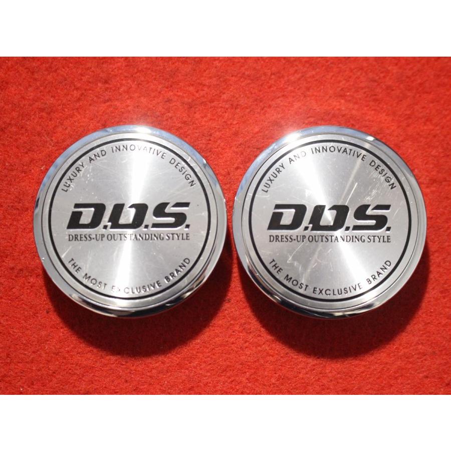 2枚 D.O.S. 社外 中古 ホイール センターキャップ センター 2枚 D.O.S. 社外 中古 ホイール センターキャップ センター