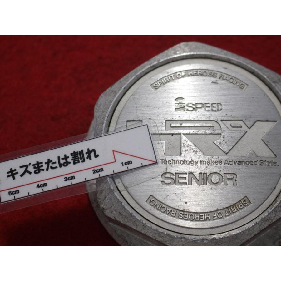 4枚 HRX SENIOR 社外 中古 ホイール センターキャップ センターカバー 