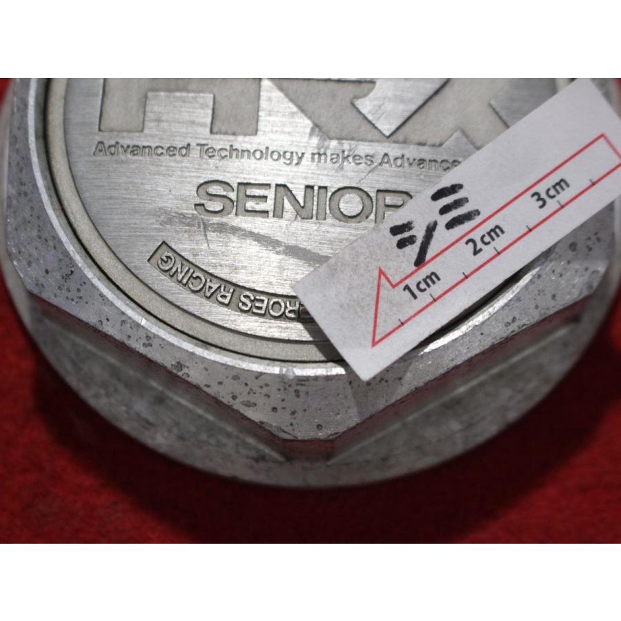4枚 HRX SENIOR 社外 中古 ホイール センターキャップ センターカバー 