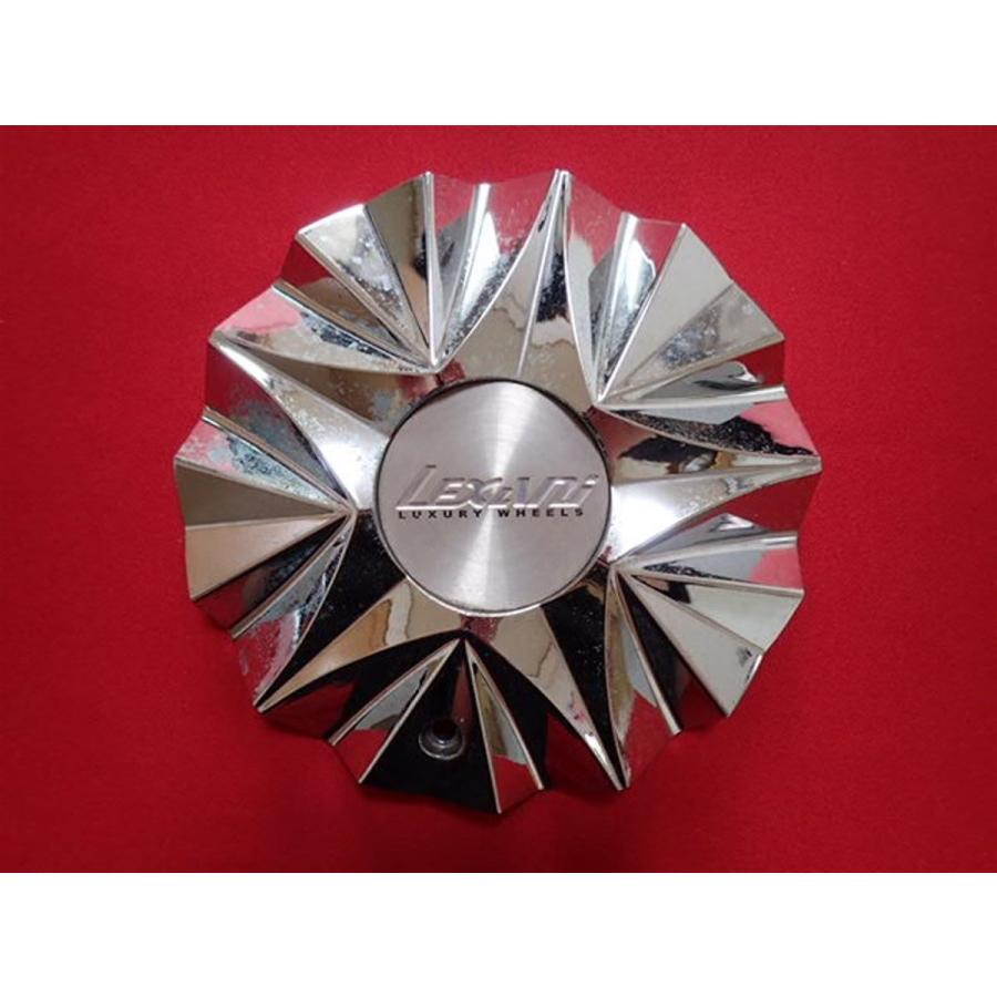 4枚 LEXANI LUXURY WHEELS (ネジ付き) 社外 中古 ホイール センター