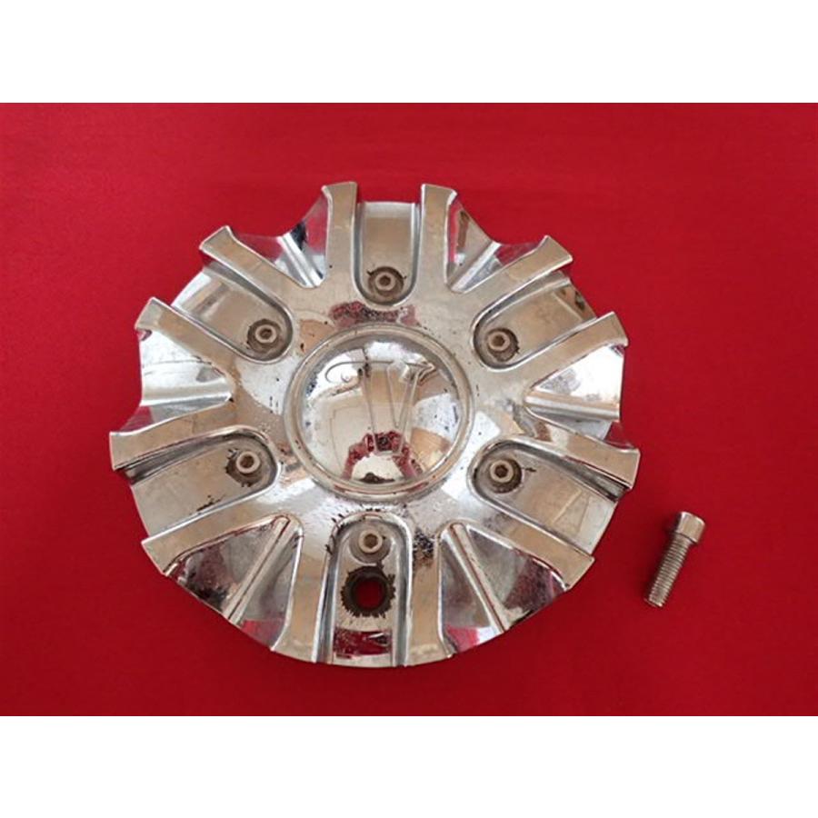 1枚 Velocity (ネジ付き) 社外 中古 ホイール センターキャップ