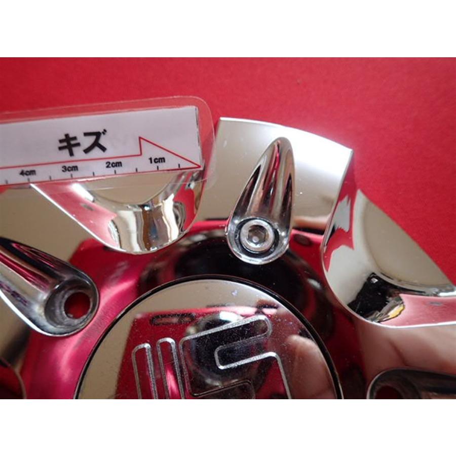 1枚 WORK (ネジ付き) 社外 中古 ホイール センターキャップ センター