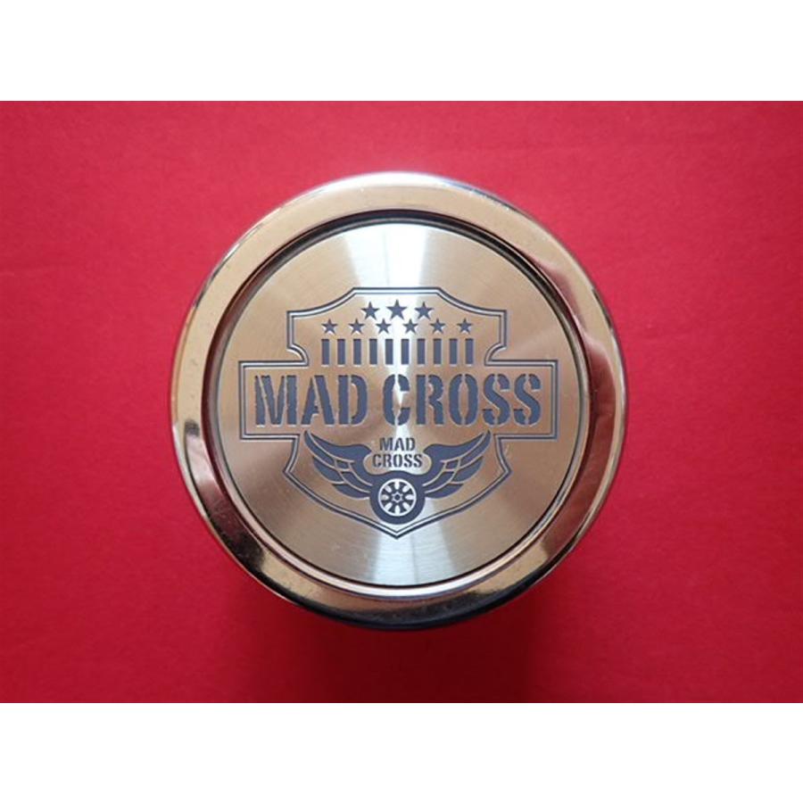1枚 MAD CROSS 社外 中古 ホイール センターキャップ センターカバー