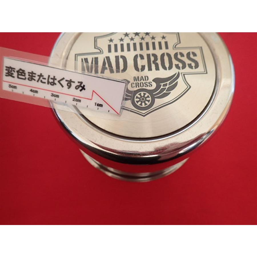 1枚 MAD CROSS 社外 中古 ホイール センターキャップ センターカバー