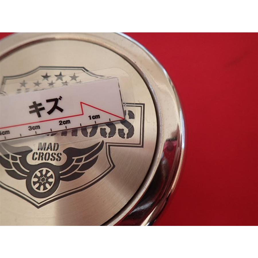 1枚 MAD CROSS 社外 中古 ホイール センターキャップ センターカバー