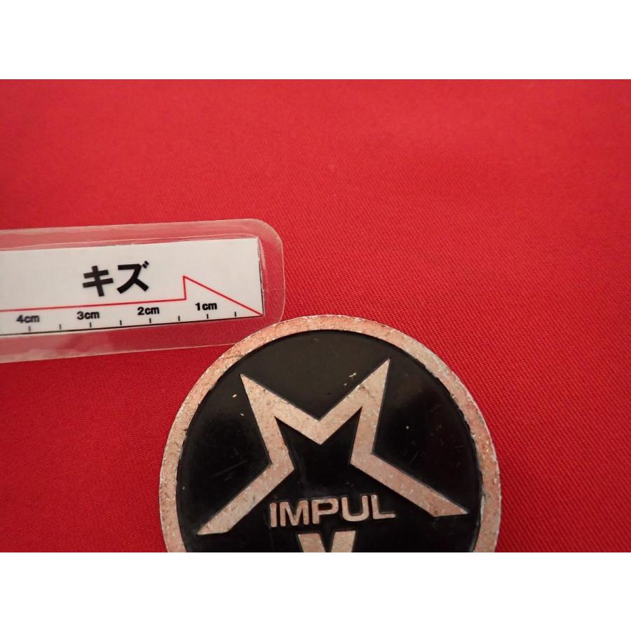ホシノインパル　センターキャップ　赤 1枚 HOSHINO IMPUL ホシノ インパル 社外 中古 ホイール センター
