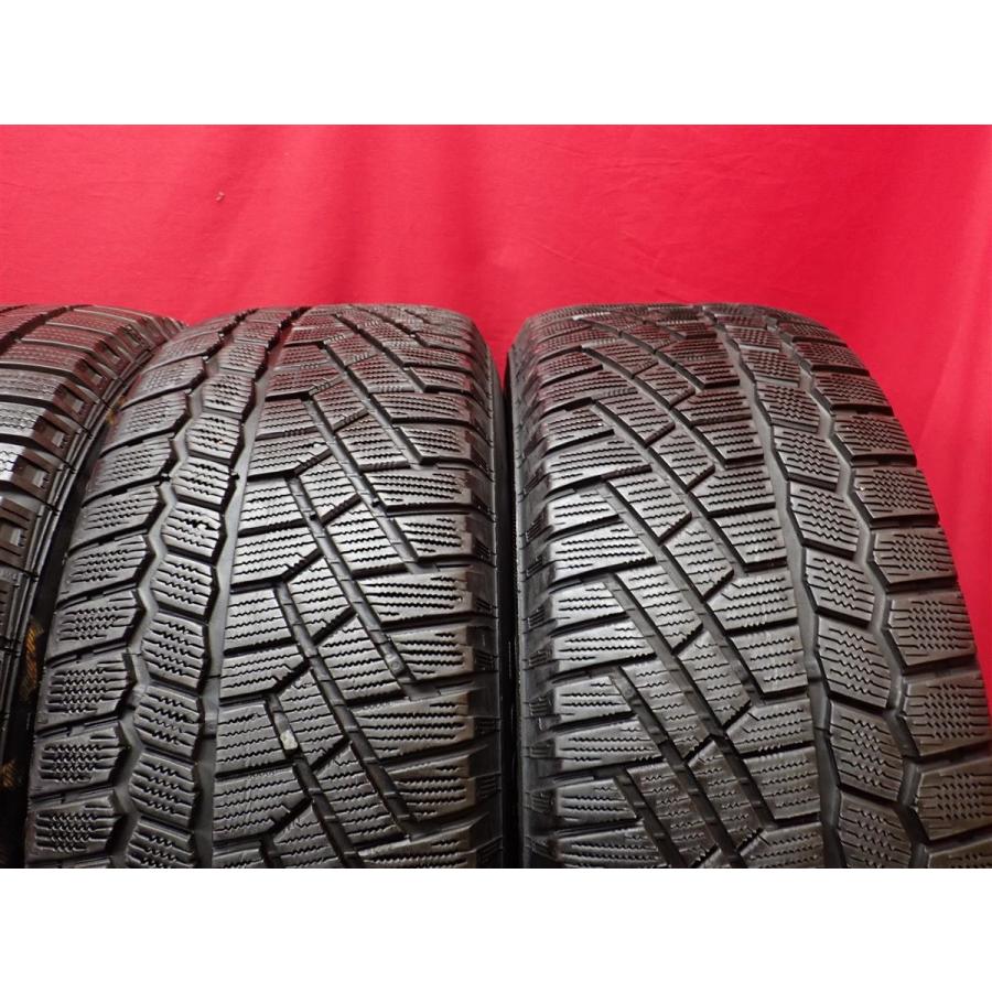 【特価品 希少サイズ】225/60R16 98Q スタッドレスタイヤ 4本セット《コンチネンタル コンチバイキングコンタクト3》9.5/8.5分山 sta16の画像