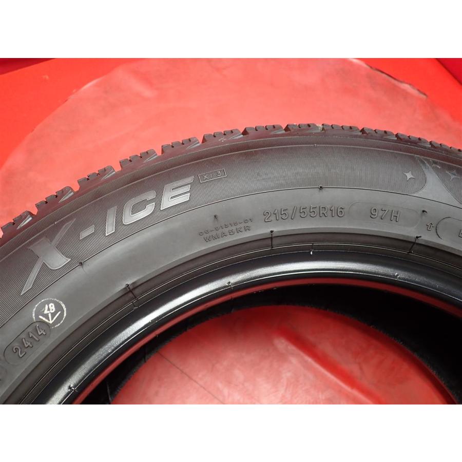 【激安 特価品】215/55R16 97H スタッドレスタイヤ 4本セット《ミシュラン X-アイス XI3》8.0分山 sta16の画像