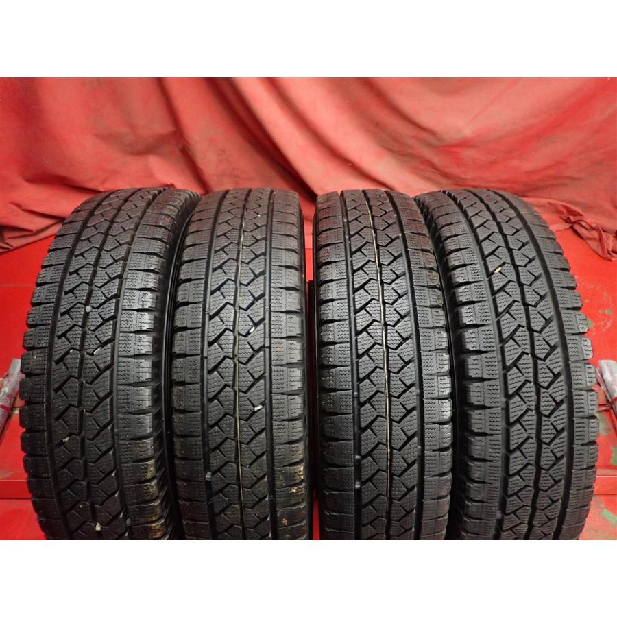 165R13LT6PR ブリヂストン スタッドレス4本プロボックスサクシードNV スタッドレス4本 《ブリヂストン》ブリザックVL1 165/R13-6PR 9.5/8.5