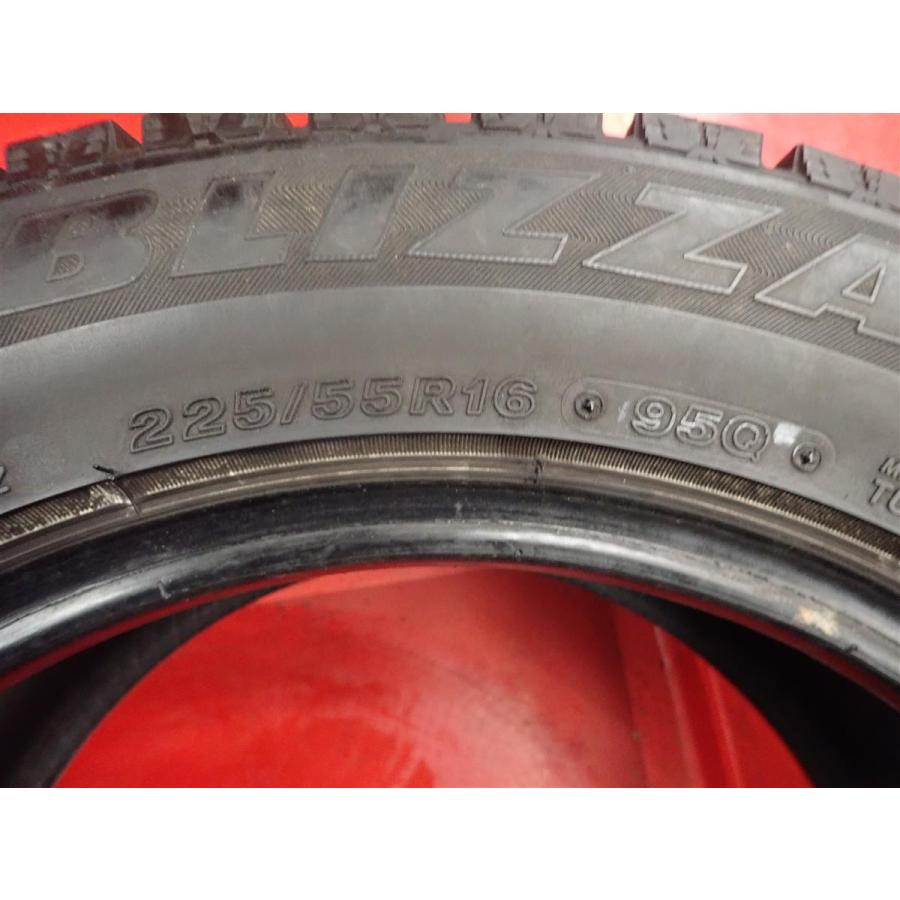 スタッドレス4本 《ブリヂストン》ブリザックREVOGZ 225/55R16 8.5/8分 