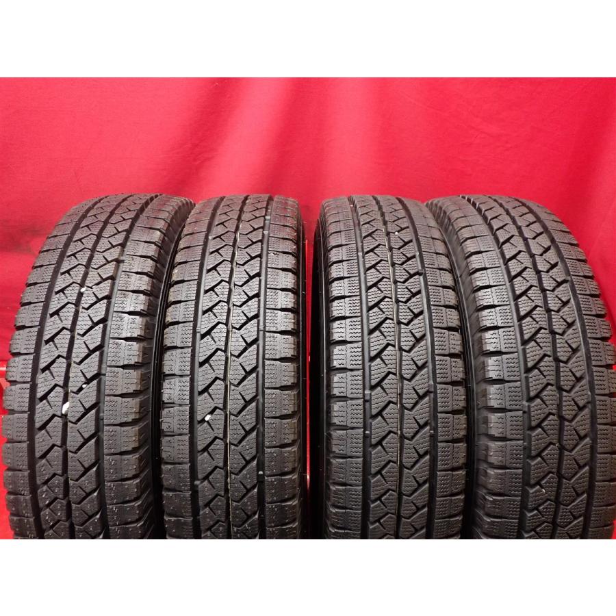 中古スタッドレス 165R13 LT 6PR 4本セット ブリヂストン ブリザック