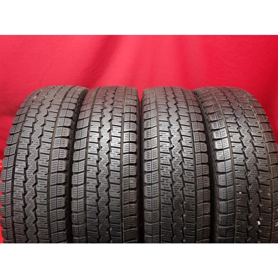中古スタッドレス 165/80R14 97/95N LT 4本セット ダンロップ  