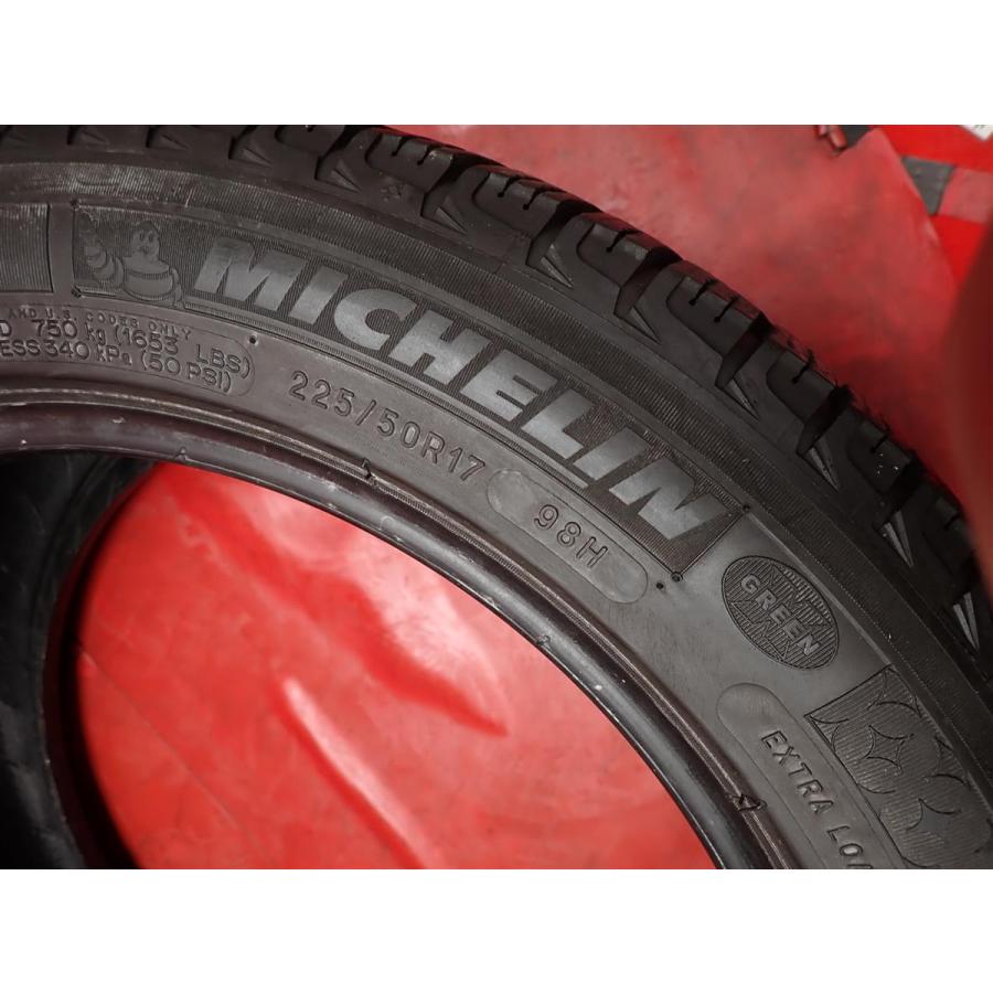 【激安 特価品】225/50R17 98H スタッドレスタイヤ 4本セット《ミシュラン X-アイス XI3》8.5分山 sta17の画像