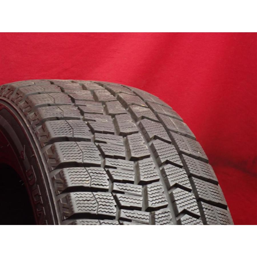 【品薄サイズ】205/55R17 91Q スタッドレスタイヤ 単品1本《ダンロップ ウィンターマックス02 WM02》9.0分山 バリ溝 バリ山 sta17の画像