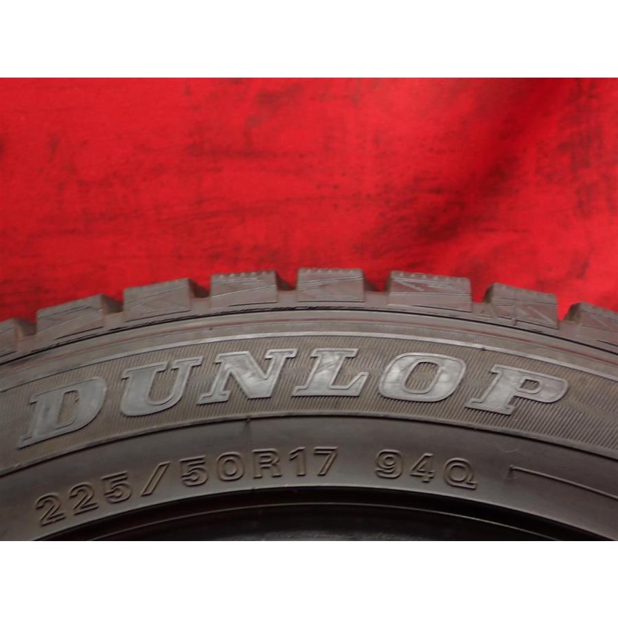 【激安 特価品】225/50R17 94Q スタッドレスタイヤ 4本セット《ダンロップ ウィンターマックス01 WM01》8.5分山 sta17の画像