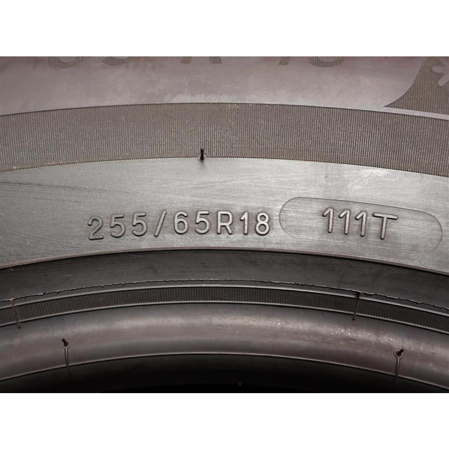 新品同様 希少サイズ】255/65R18 111T 冬用 スタッドレスタイヤ 4本