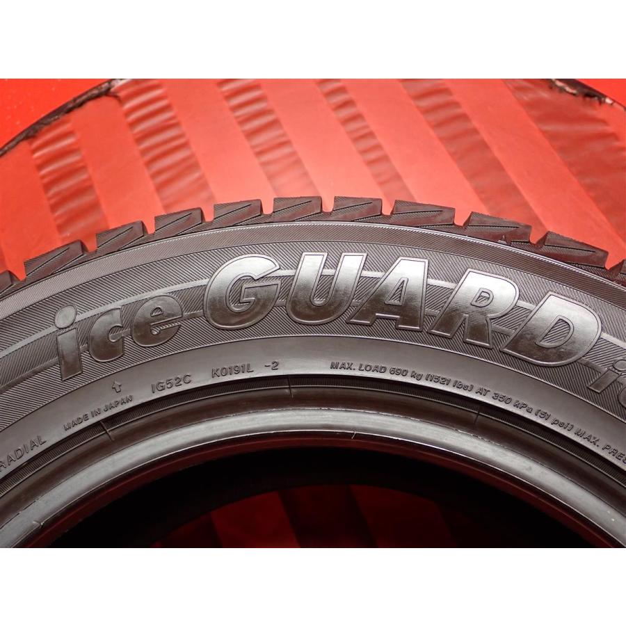 【激安 特価品】225/55R16 95T スタッドレスタイヤ 4本セット《ヨコハマ アイスガード iG52c》9.5/9.0分山 バリ溝 バリ山 sta16の画像