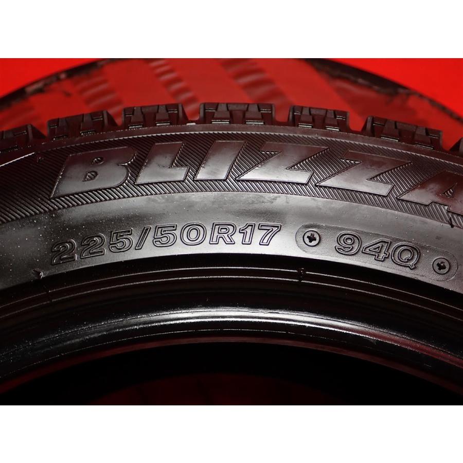 【特価品 人気モデル】225/50R17 94Q スタッドレスタイヤ 4本セット《ブリヂストン BS ブリザック VRX》8.0/7.5分山 sta17の画像