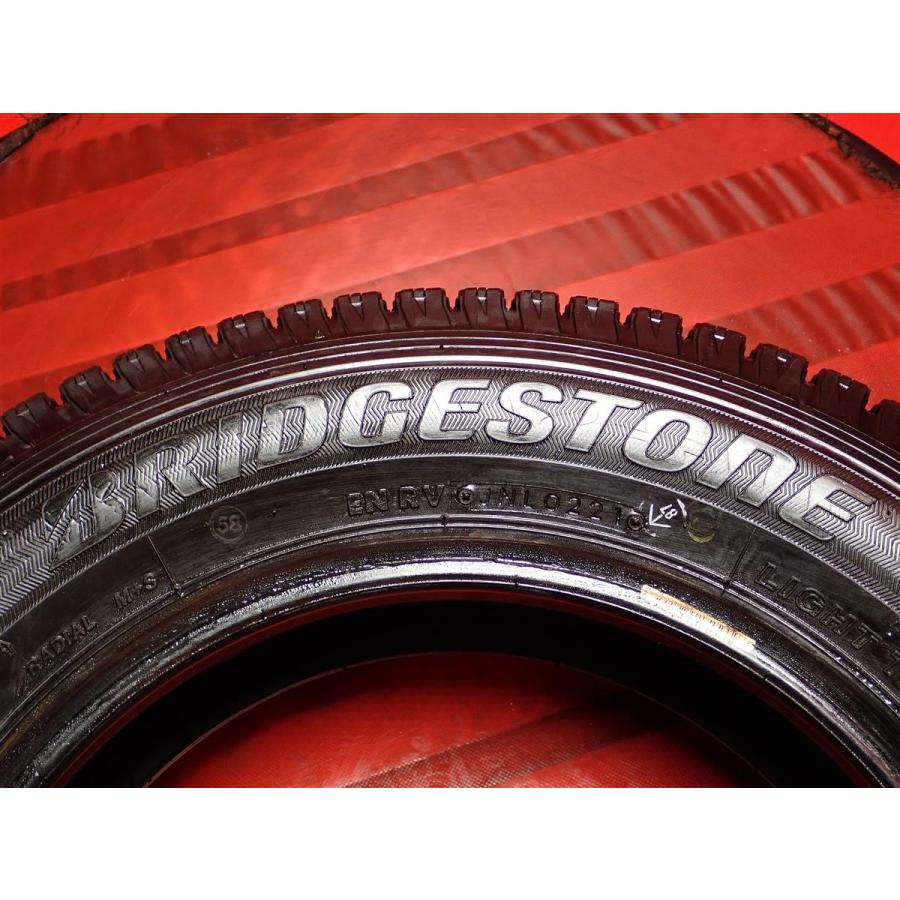 良品】155/80R14 88/86N LT スタッドレスタイヤ 4本《ブリヂストン 