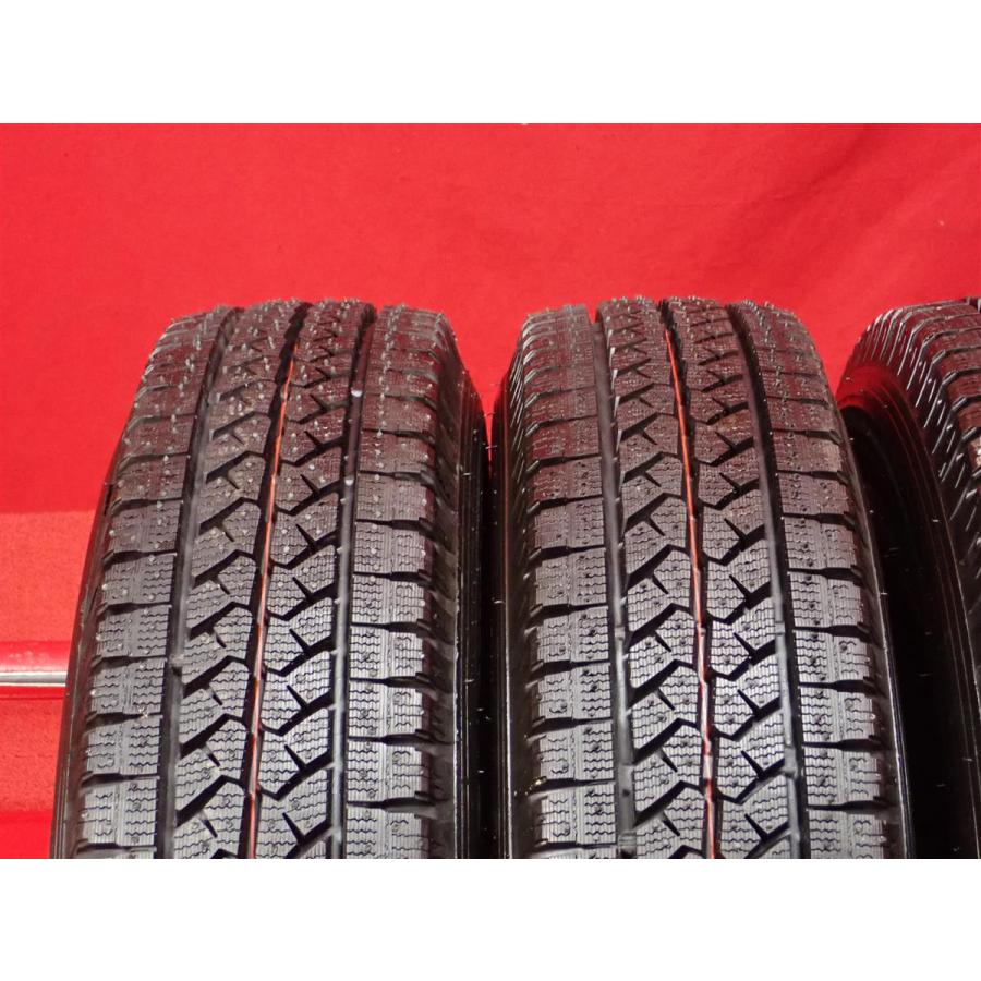 バリ溝】155/80R14 88/86N LT スタッドレスタイヤ 4本 ブリヂストン 