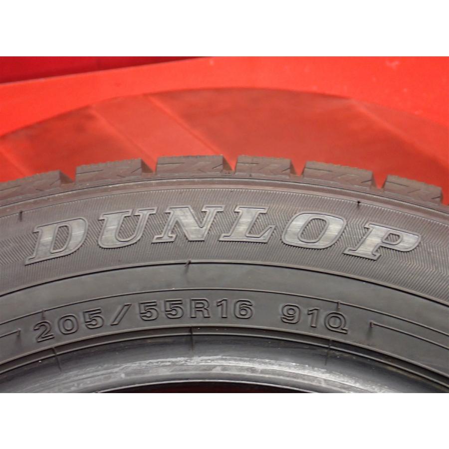 バリ山】205/55R16 91Q 1本 冬用 スタッドレスタイヤ単品 《ダンロップ 