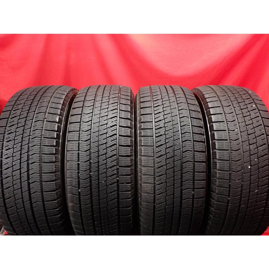 225/55R17 ②送料込み 2本 BLIZZAK VRX2 バリ溝 バリ溝 ブリヂストン